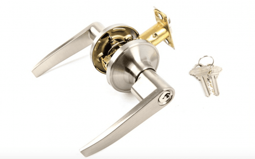 100650 TOUGH GUARD DOOR LOCK LEVER ENTRY STAINLESS STEEL