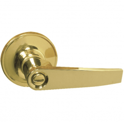 100551 TOUGH GUARD DOOR LOCK LEVER PRIVACY POLISH BRASS