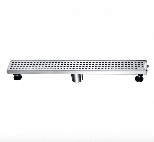 188063 LINEAR SHOWER DRAIN SQ. GRID 2IN 24IN X 3IN X 3 1/8IN