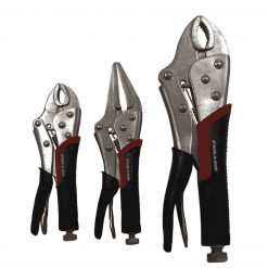 FULLER 436-9946 3pc Locking Pliers Set With Grip