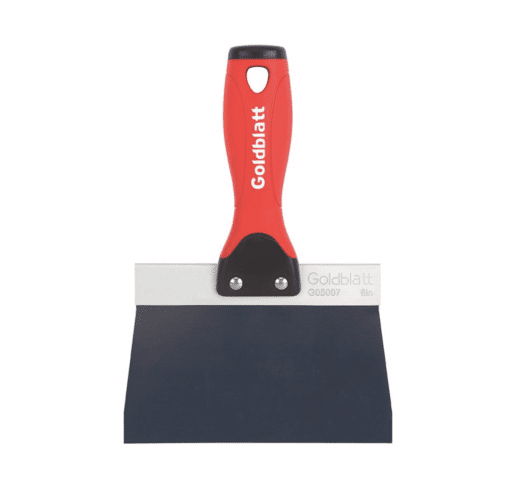 G05007 GOLDBLATT 6IN BLUE STEEL DRYWALL TAPING KNIFE