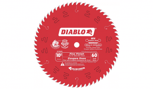 DIABLO D1060S 10'' x 60T Slide Miter Finishing Blade