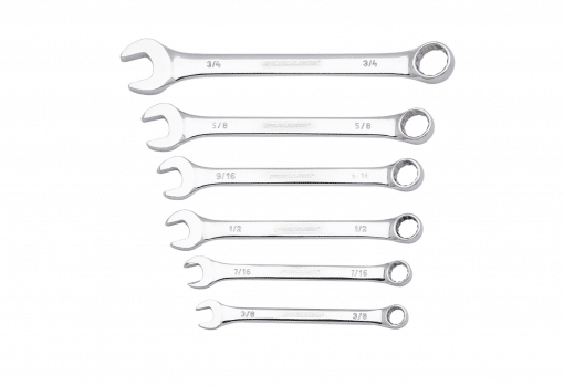 FULLER 421-1386 6pc Combination Wrench Set SAE
