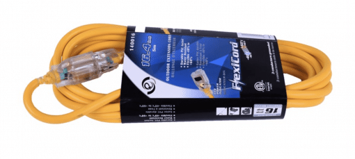 140016 EXTENSION CORD 5M SJTW 16/3 1-OUTLET