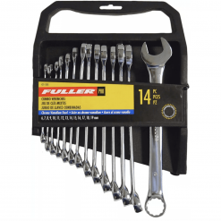 FULLER 421-1385 14pc Combination Wrench Set MM w/rack