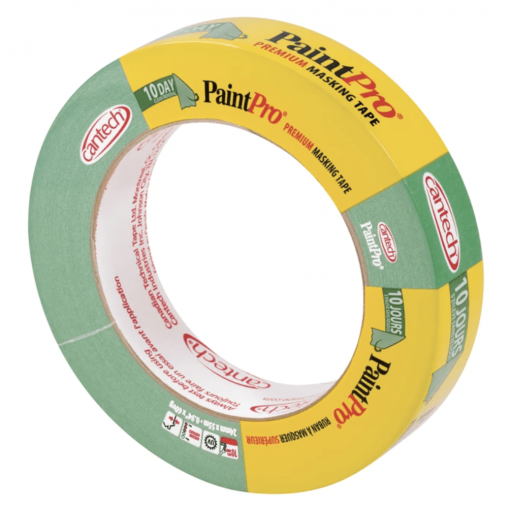 #30924 CANTECH 30900 - PAINTPRO® PREMIUM 10-DAY MASKING TAPE 24 MM X 55M