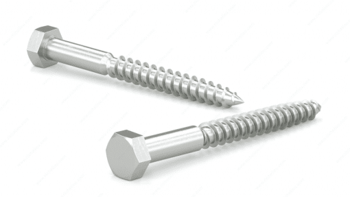 RELIABLE HLZ1210CT 1/2X10 HEX HEAD LAG SCREW ZINC 25 PCS