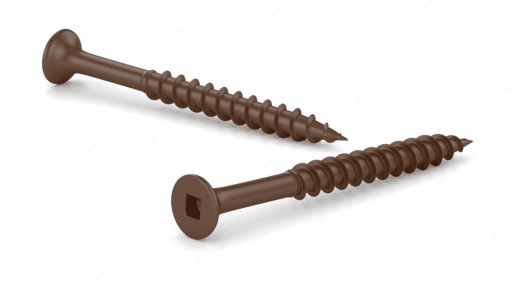 RELIABLE FKCBR82P 8X2 BROWN TREATED WOOD DECK  SCREW FLAT HEAD 4000 PCS