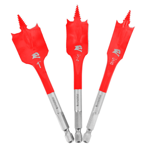 DIABLO DSP1910-S3 Spade Bit Set 3PC Stubby