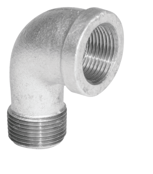 AQUA DYNAMIC 5510-306 FITTING GALVANIZED IRON 90 ST ELBOW 1-1/4