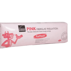 OWENS CORNING R-14 2X4 WOOD STUD 23 INCH EcoTouch PINK FIBERGLAS Insulation 23-inch x 47-inch x 3.5-inch (120.1 sq.ft.)