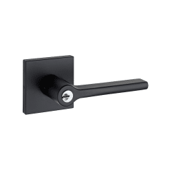 TAYMOR 33-D009264BLK PACE LINE LEVER ENTRY AUTO-RELEASE SQUARE ROSE 6-1, BLK