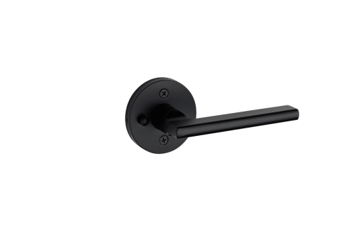 TAYMOR 34-FV009124BLK PACE LINE LEVER PRIVACY AUTO-RELEASE ROUND ROSE 6-1, BLK BLK (D)