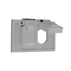 LEVITON 04976 GY WR/TR KIT ASSEMBLY COVER/BOX/REC