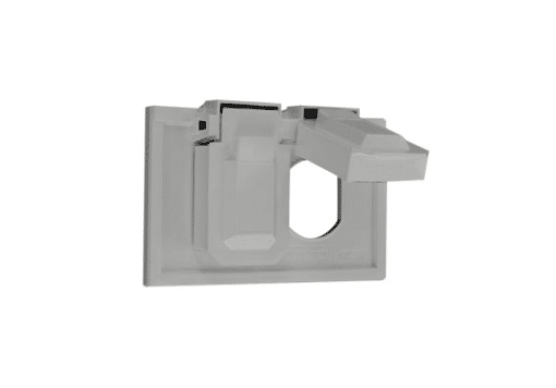 LEVITON 04976 GY WR/TR KIT ASSEMBLY COVER/BOX/REC