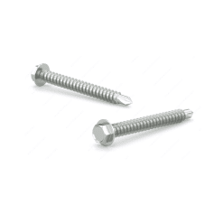 RELIABLE HTZ142VP 14X2 HEXAGON TEK SCREW ZINC 100 PCS