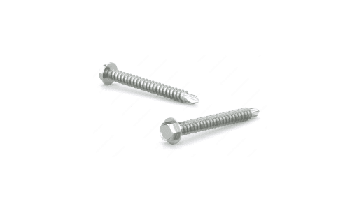 RELIABLE HTZ142VP 14X2 ZINC PLATED METAL SCREW HEXAGON 100 PCS