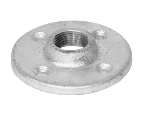 AQUA DYNAMIC 5511-604 FITTING GALVANIZED IRON FLOOR FLANGE 3/4