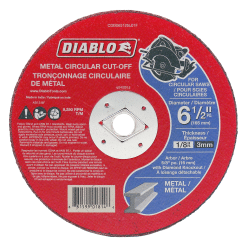 DIABLO CDD065125L01F 6'' 1/2 x 1/8 x 5/8 METAL CIR.C-OFF