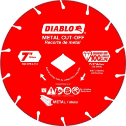 DIABLO CDD070DIA101F 7'' Diamond Blade Metal Cutoff