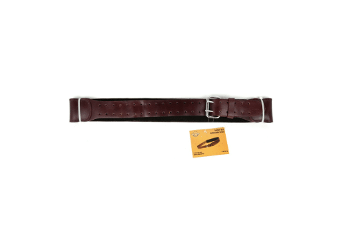187075 TOOL BELT LEATHER 3IN WIDE DOUBLE NEEDLE BUCKLE