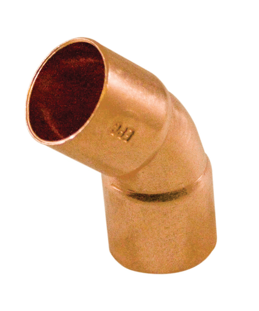 AQUA DYNAMIC 9004-803 FITTING COPPER ELBOW 45 1/2 C X C (BAG OF 25)