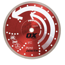 OX TOOLS OX-PU10-10 PRO SERIES 10'' DIAMOND BLADE
