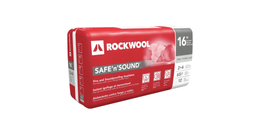 ROCKWOOL SAFE N SOUND 2X4 STEEL STUD 16 INCH INSULATION 65 SQFT