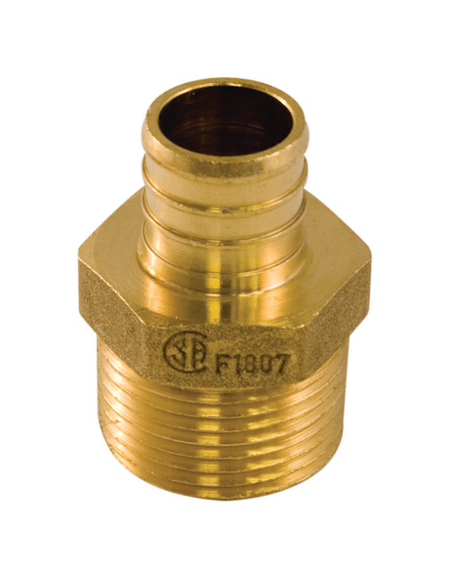 AQUA DYNAMIC 9781-044 PEX FITTING BRASS MALE ADAPTER 3/4 UPC-A LEAD FREE