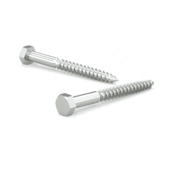 RELIABLE HLZ3810CT 3/8X10 HEX HEAD LAG SCREW ZINC 25 PCS