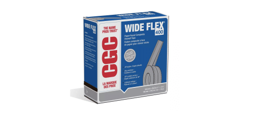 CGC FLEX TAPE 4IN X 100FT STRAIT-FLEX WIDE FLEX PAPER-FACED DRYWALL TAPE (#WF-1005)
