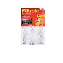Filtrete Allergen Defense Micro Allergen Filter, MPR 1000, 16 in x 25 in x 1 in