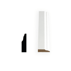 ALEXANDRIA MOULDING 05723- MDF Primed Colonial Stop, 3/8 x 1 3/8 x 12 ft