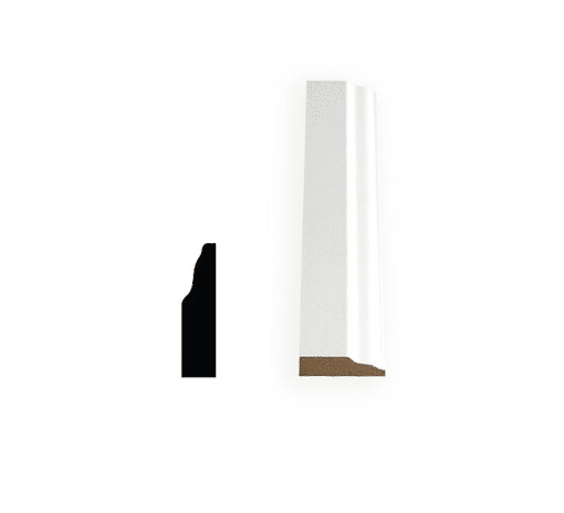 ALEXANDRIA MOULDING 05723- MDF Primed Colonial Stop, 3/8 x 1 3/8 x 12 ft (D)