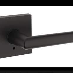 WEISER 9GLA3310-127 LOCK PRIVACY MILAN LEVER SQUARE BLACK