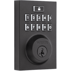 WEISER 9GED17000-006 LOCK ELECTRONIC CONTEMP FLAT BLACK