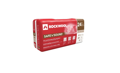ROCKWOOL SAFE N SOUND 2X4 WOOD STUD 24 INCH INSULATION 60.1 SQ FT