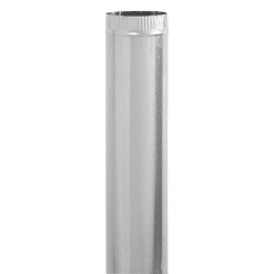 IMPERIAL GV0385 ROUND PIPE - 6-IN X 30-IN - 30-GAUGE GALVANIZED STEEL