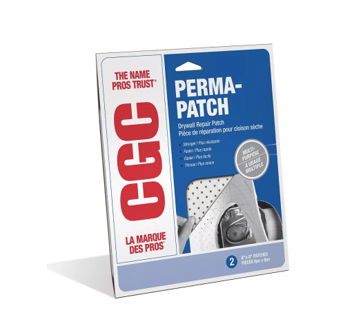CGC 8IN X 8IN STRAIT-FLEX PERMA-PATCH MULITI-PURPOSE DRYWALL REPAIR PATCH,50 CARD CNT