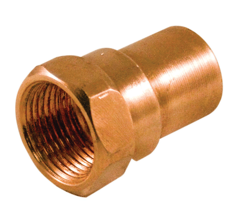 AQUA DYNAMIC 9002-003 FITTING COPPER FEMALE ADAPTER 1/2 C x F