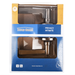 100757 TOUGH GUARD DOOR LOCK LEVER PRIVACY PEWTER (858 SERIES)