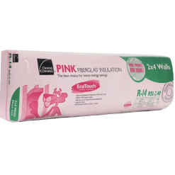 OWENS CORNING R-14 2X4 WOOD STUD 15 INCH EcoTouch PINK FIBERGLAS Insulation 15-inch x 47-inch x 3.5-inch (78.3 sq.ft.)