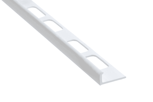 PROVA FPCT1036WHT08 VINYL TILE EDGE - WHITE - 1/4 IN. (6 MM) X 8 FT.