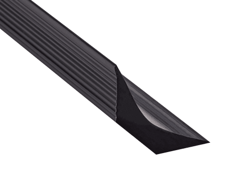 M-D PRO FPFL3010BLK12 7/8" (2.2 CM) FLEXIBLE VINYL FILLET STRIP - BLACK - (ST-040) - 7/8" (2.2 CM) R X 12 FT. (3.7 M) L