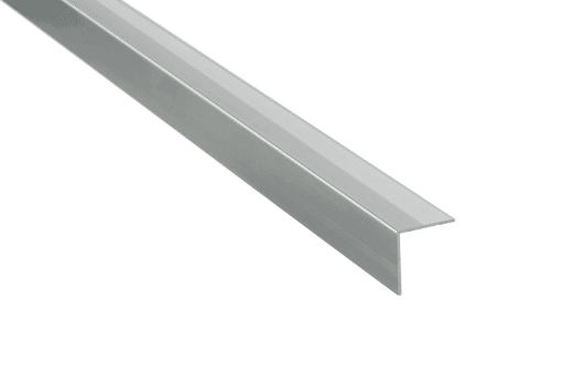 M-D PRO CM1163BCL12 ALUMINUM ANGLE - BRIGHT CLEAR (BCL) - 3/4 IN. (19 MM) X 12 FT. (3.7 M)