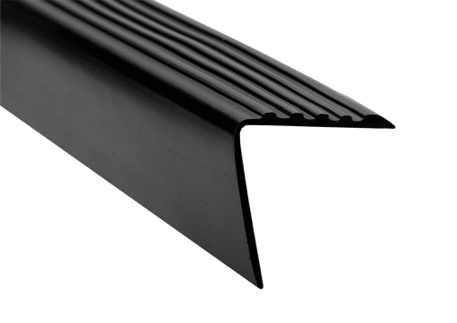 M-D PRO FPNS4020GRY12 1-7/8" (4.8 CM) VINYL DROP OVERLAP STAIR NOSING - GREY - (ST-048) - 1-7/8" (4.8 CM) W X 12 FT. (3.7 M) L