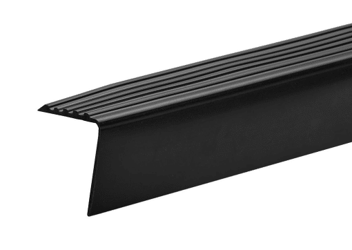 M-D PRO FPNS4020GRY12 1-7/8" (4.8 CM) VINYL DROP OVERLAP STAIR NOSING - GREY - (ST-048) - 1-7/8" (4.8 CM) W X 12 FT. (3.7 M) L