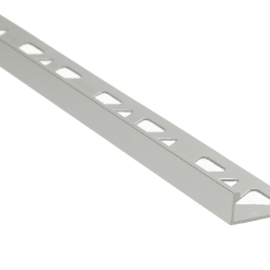 PROVA CM3151SCA08 FLAT TILE EDGE - SATIN CLEAR ANODIZED (SCA) - 3/8 IN. (10 MM) X 8 FT.