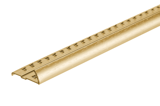 M-D PRO CM1740HGA12 ALUMINUM TAPDOWN - PINNED - RESIDENTIAL - HAMMERED GOLD ANODIZED (HGA) - 9/16 IN. (14.5 MM) X 12 FT. (3.7 M)