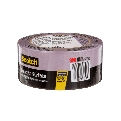 Scotch Delicate Surface Painter's Tape, 2080-48EC, 1.88 in x 60 yd (48 mm x 54.8 m)